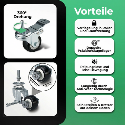KARASTEIN® Getränkekistenregal für 9 Kisten mit Rollen – Mobiles Schwerlast Getränkeregal bis 225 kg – Profi Bierkistenregal & Wasserkistenregal aus Vierkantstahl