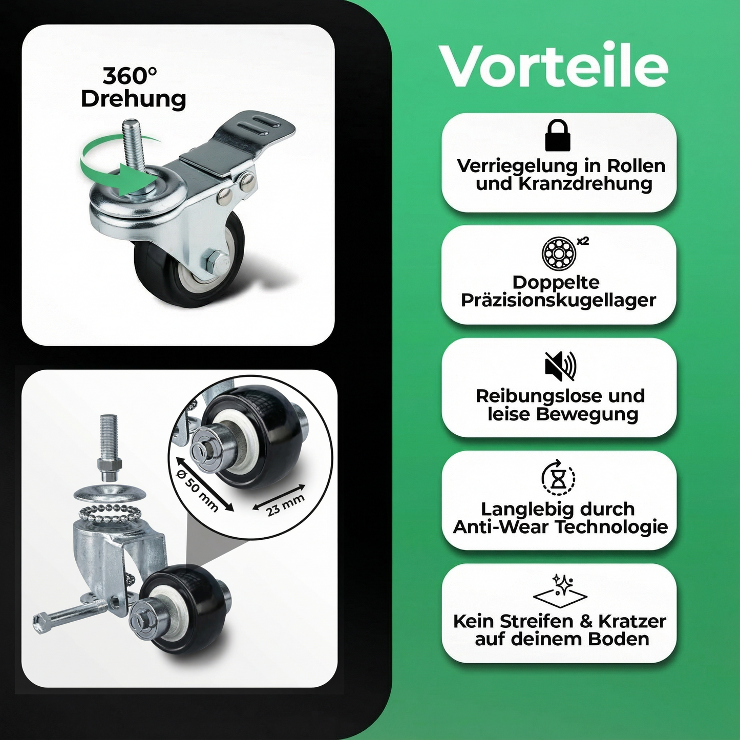 KARASTEIN® Getränkekistenregal für 4 Kisten mit Rollen – Mobiles Schwerlast Getränkeregal bis 150 kg – Profi Bierkistenregal & Wasserkistenregal aus Vierkantstahl
