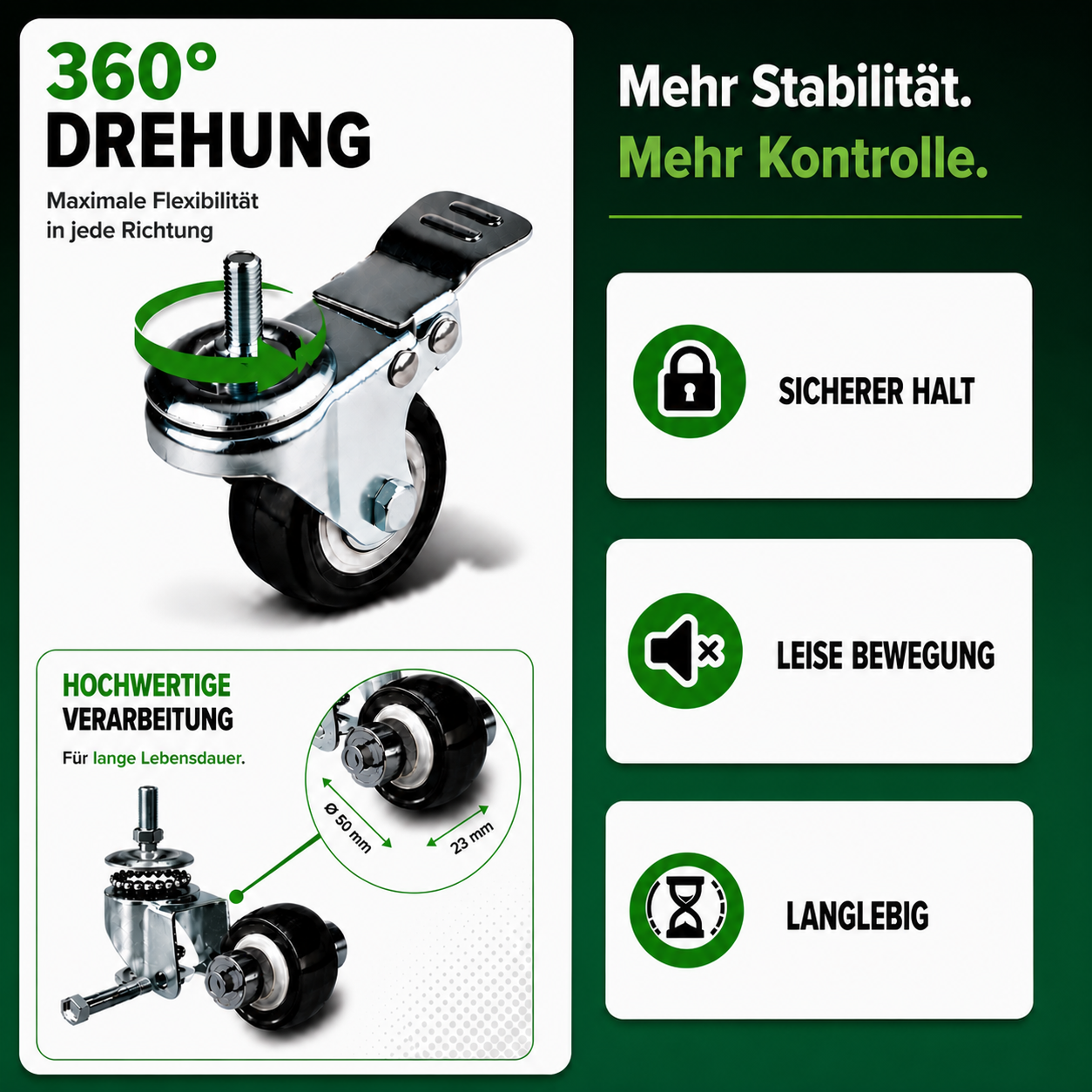 KARASTEIN® Getränkekistenregal für 6 Kisten mit Rollen – Mobiles Schwerlast Getränkeregal bis 150 kg – Profi Bierkistenregal & Wasserkistenregal aus Vierkantstahl