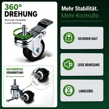 KARASTEIN® Getränkekistenregal für 9 Kisten mit Rollen – Mobiles Schwerlast Getränkeregal bis 225 kg – Profi Bierkistenregal & Wasserkistenregal aus Vierkantstahl